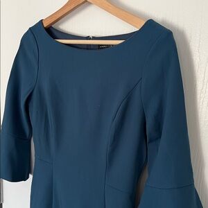 Whbm size 2 bell sleeve professional dress blue